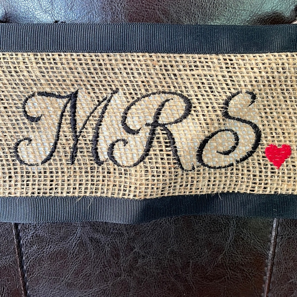 Wedding Chair Ribbons EUC